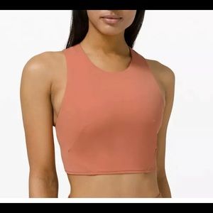 Lululemon Forward Fold Bra Size 6 Rustic Coral **EUC**